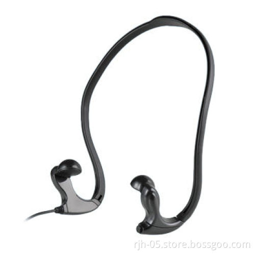 Neckband Earphones/Sports Earpieces for Mobile Phones with Mic, 20-20,000Hz Frequency Response